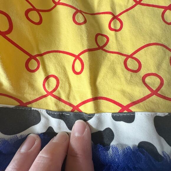 Taylor Joelle Sleeveless Jessie Toy Story Dress Crinoline Skirt Cowgirl Size 7 - Picture 11 of 12